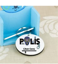 Polis Jop Tasarım Anahtarlık 001