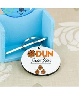 Odun Tasarım Anahtarlık