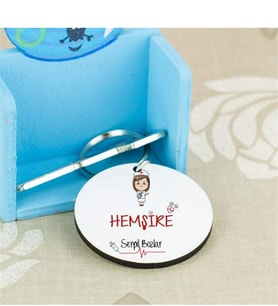 Hemşire Kadın Figür Anahtarlık