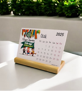 2025 Sınıf Öğretmenine Hediye Masa Takvimi