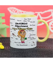 Din Kültürü Ve Ahlak Bilgisi Öğretmenine Hediye Kupa Bardak