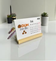2026 Odun Tasarım Masa Takvimi