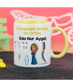 Ortapedi Kupa Bardak - Sarı