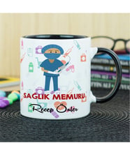 Sağlık Memuru Kupa Bardak - Siyah