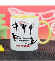 Cimnastik Antrenörü Kupa Bardak - Sarı