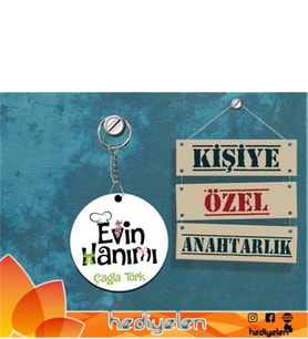 Evin Hanımı Tasarımlı Anahtarlık
