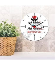 Acil Yardım Ve Afet Yönetimi Duvar Saati