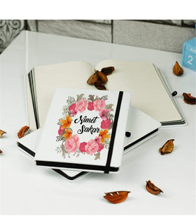 Çiçek Tasarımlı Defter