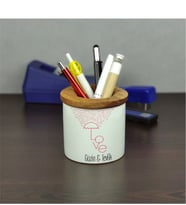 Love Şemsiye Seramik Kalemlik