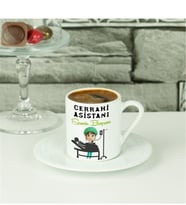 Cerrahi Asistanı Kadın Figür Kahve Fincanı