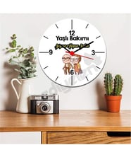 Yaşlı Bakımı Duvar Saati