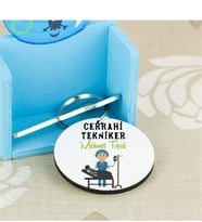 Cerrahi Tekniker Erkek Figür Anahtarlık