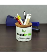 Diyetisyene Hediye Seramik Kalemlik 001