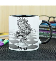 Satranç Kupa Bardak - Siyah