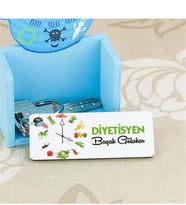 Diyetisyen Bitki Tasarım Anahtarlık