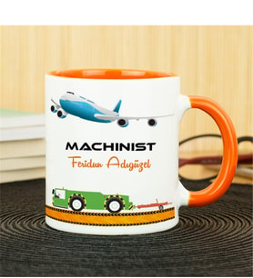 Pushback Macinist  Kupa Bardak - Turuncu