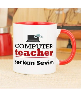 Bilgisayar Öğretmenine Hediye Kupa Bardak