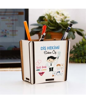 Diş Hekimi Erkek Figür Kalemlik