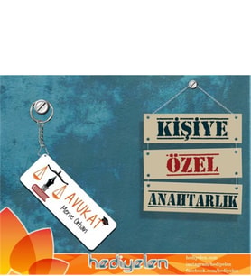Avukat Tasarımlı Anahtarlık