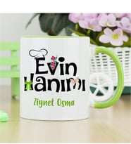 Evin Hanımı Kupa Bardak - Yeşil