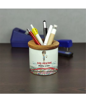 Diş Hekimi Seramik Kalemlik 004