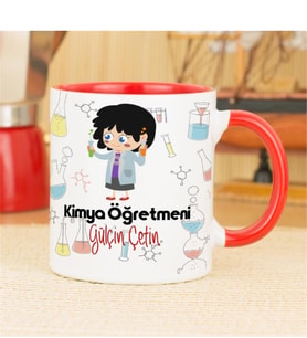 Kimya Öğretmenine Hediye Kupa Bardak