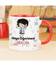 Kimya Öğretmenine Hediye Kupa Bardak