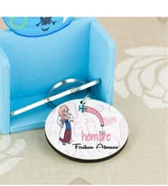 Hemşire Baş Örtülü Figür Anahtarlık 001