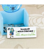 İmamhatip Meslek Öğretmenine Hediye Anahtarlık