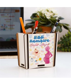 Ebe Hemşire Mavi Tasarım Kalemlik