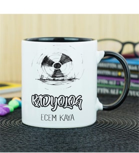 Radyolog Kupa Bardak - Siyah