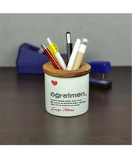 Öğretmenler Günü Hediyesi Seramik Kalemlik