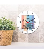 Tekstil Mühendisi Renkli Tasarım Duvar Saati