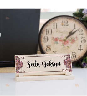 Dekoratif Taş İsimlik 004