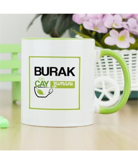 Kişiye Özel Çay Zamanı Kupa Bardak