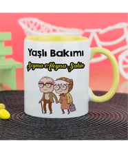 Yaşlı Bakımı Kupa Bardak - Sarı