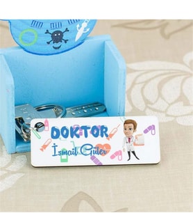 Doktor Mavi Tasarım Anahtarlık