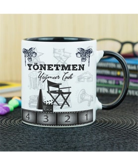 Yönetmen Kupa Bardak - Siyah