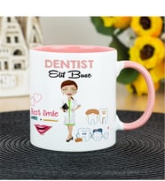 Dentist (Diş) Kupa Bardak - Pembe