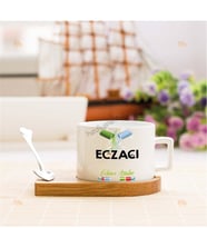 Ezcacı İlaç Tasarımlı Stantlı Fincan 002