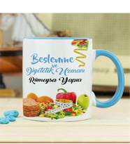 Beslenme Ve Diyetetik Uzmanı Kupa Bardak - Mavi 001