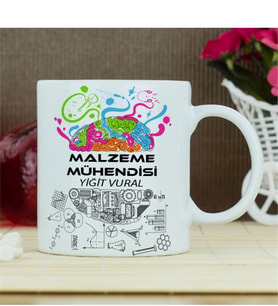 Malzeme Mühendisi Kupa Bardak - Beyaz