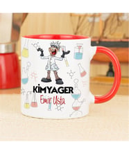 Kimyager Kupa Bardak - Kırmızı