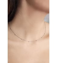 Elika Silver Toplu Zincir  925 Ayar Gümüş Kolye