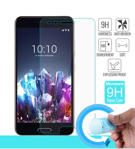 Microsonic Vestel Venüs Z10 Nano Cam Ekran koruyucu Kırılmaz film (Beyaz)