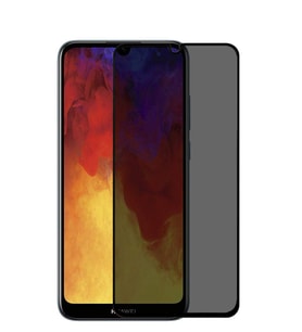 Microsonic Huawei Y7 2019 Privacy 5D Gizlilik Filtreli Cam Ekran Koruyucu (Siyah)