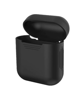 Microsonic Apple AirPods 1. Nesil / 2. Nesil Mat Silikon Kılıf (Siyah)