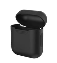 Microsonic Apple AirPods 1. Nesil / 2. Nesil Mat Silikon Kılıf (Siyah)