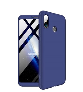 Microsonic Xiaomi Redmi Note 5 Kılıf Double Dip 360 Protective (Lacivert)
