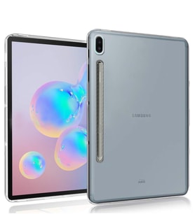 Microsonic Samsung Galaxy Tab S6 10.6'' T860 Kılıf Transparent Soft (Beyaz)